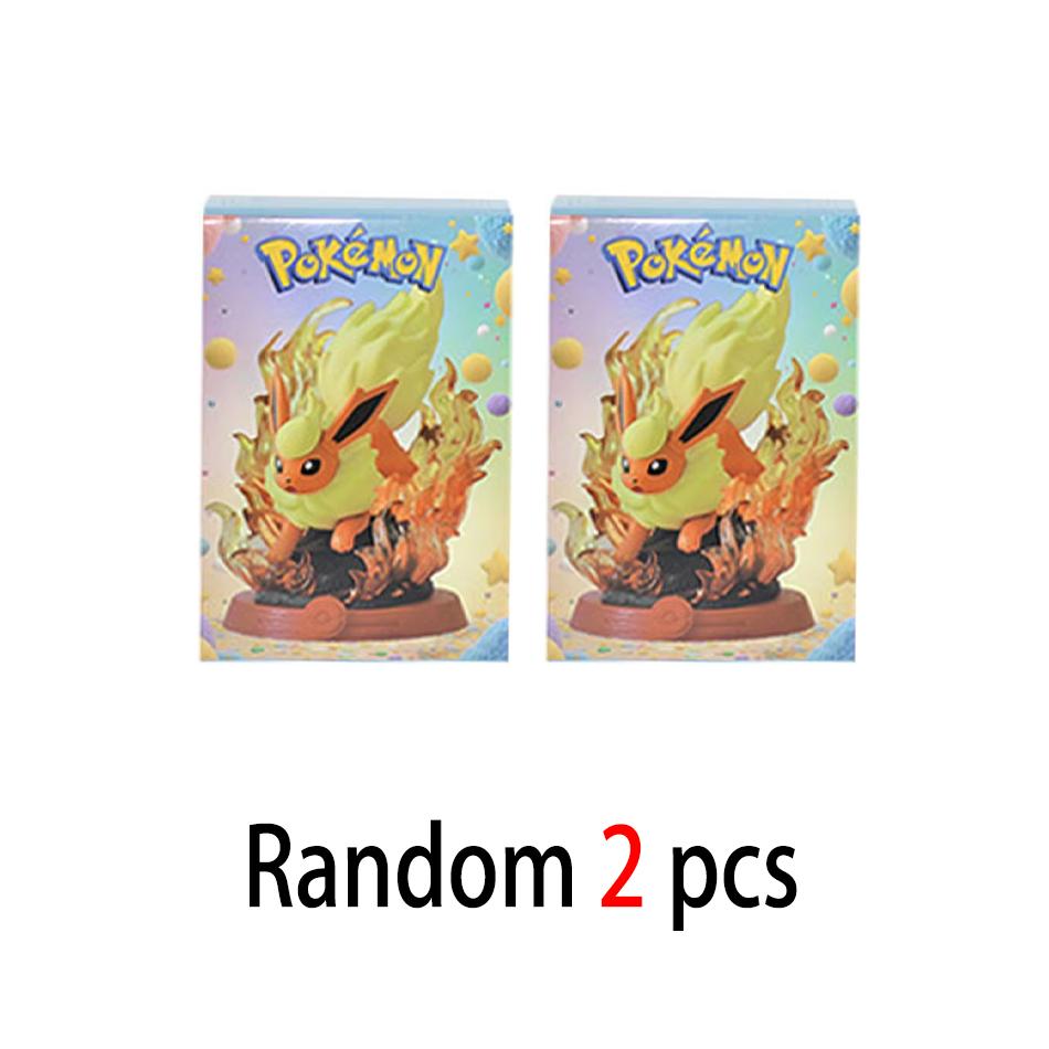 9Patterns Pok mon Action Dolls Pikachu Blind Box Anime Models Desktop Decorations Pok mon Toys Children's Birthday Gifts