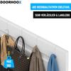 DOORHOOX Door Hook for Hanging Stainless Steel Door Coat Hook 10 Pieces White