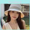 Polyester Sun Protection Hat For Women With Wide Brim And Casual Style Perfect For Outdoor Activities
