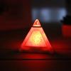 7 Colors Changing LED Light Triangular Thermometer Calendar Digital Alarm Clock