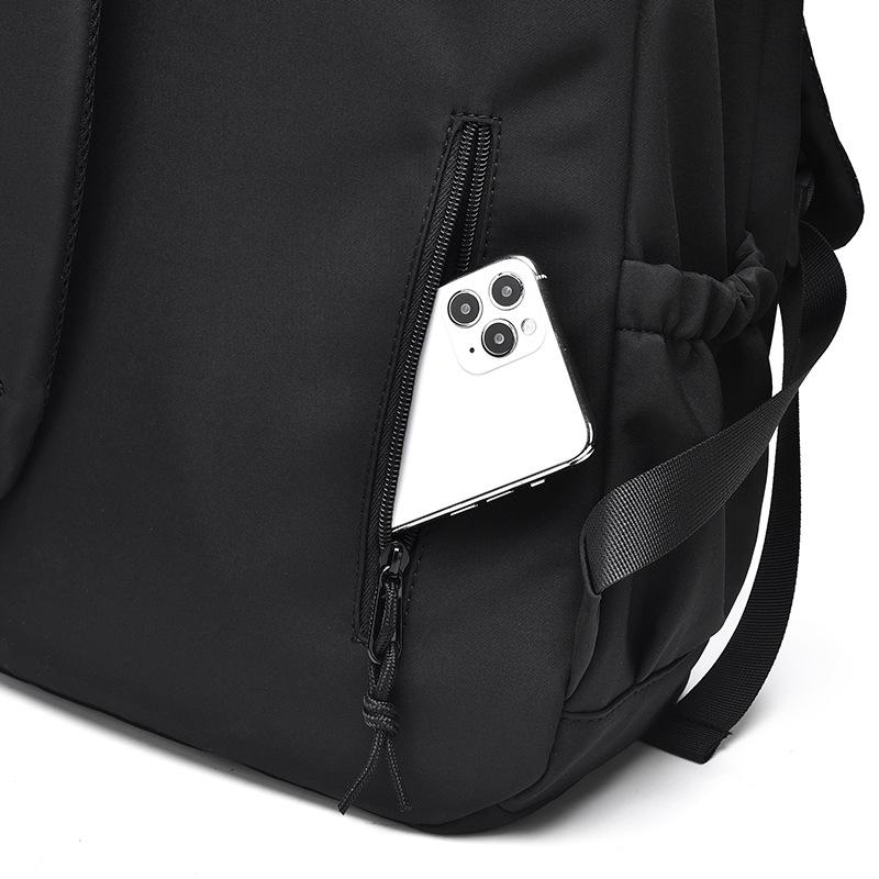 Lightweight High-Capacity Backpack Minimalist Laptop Case 14-inch Oxford Cloth Unisex