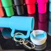 Mini Tumbler Keychain Compact Design Detachable Mini Water Cup Keychain Lipstick Holder Keyring Bag Keys Wallet Accessory