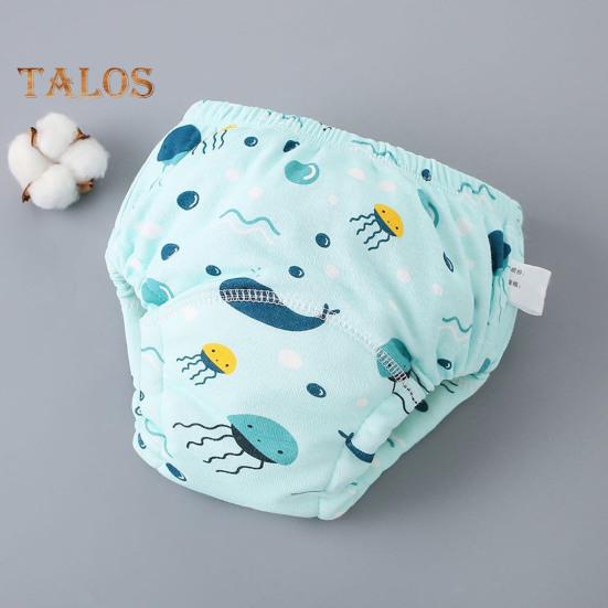 6 шт. нижнего белья для приучения к горшку, дышащие детские подгузники, герметичные трусики для приучения к горшку, регулируемые резинки, трусики для писания для малышей