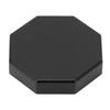 Magnetic Pool Cue Chalk Box Octagonal Mini Portable Billiard Chalk Case Universal for Octagonal Round Chalk Black