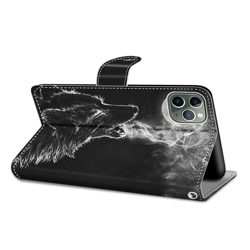 Лев, волк, красочные облака с рисунком из искусственной кожи + кошелек из ТПУ, противоударный чехол для телефона для IPhone Samsung Huawei Honor Xiaomi Redmi LG Nokia Sony