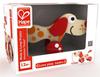 Chiot de promenade - hape - puppy - rouge - beige - extérieur