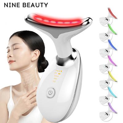 Инструмент для красоты шеи Массажный инструмент для шеи 7-цветный инструмент Вибрационный инструмент
