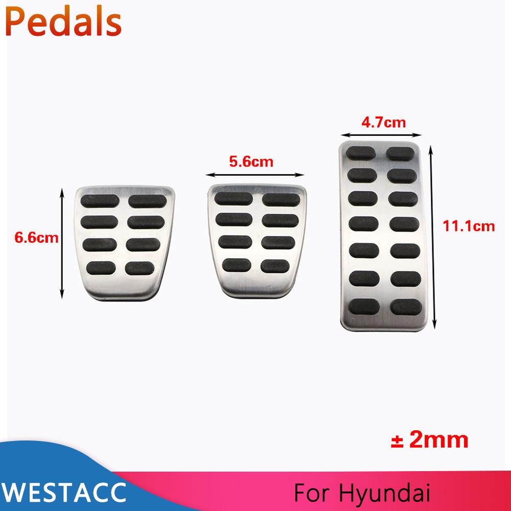 Автомобильные педали акселератора, газа, тормоза, сцепления, подставка для педали для Hyundai Ix25 Creta Accent Verna Solaris для Kia K2 Rio Soul