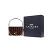 Coach Chain 26 Gold Metal Logo Leather Shoulder Bag Medium Maple Leaf Women shoulder bag CAF55-B4MPL