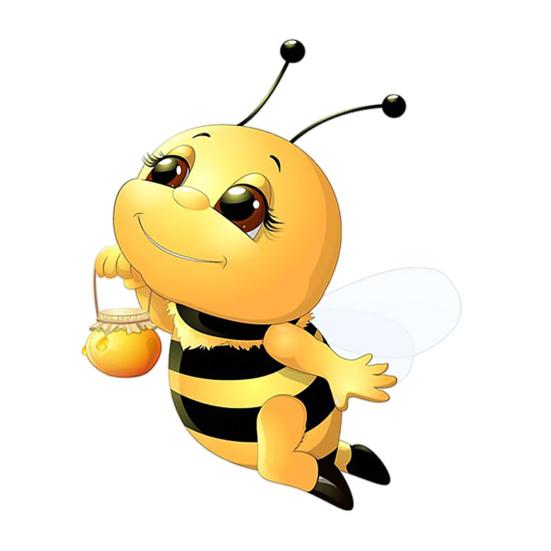 Стикер стены мультфильм пчела узор ПВХ холодильники дверь наклейка украшения