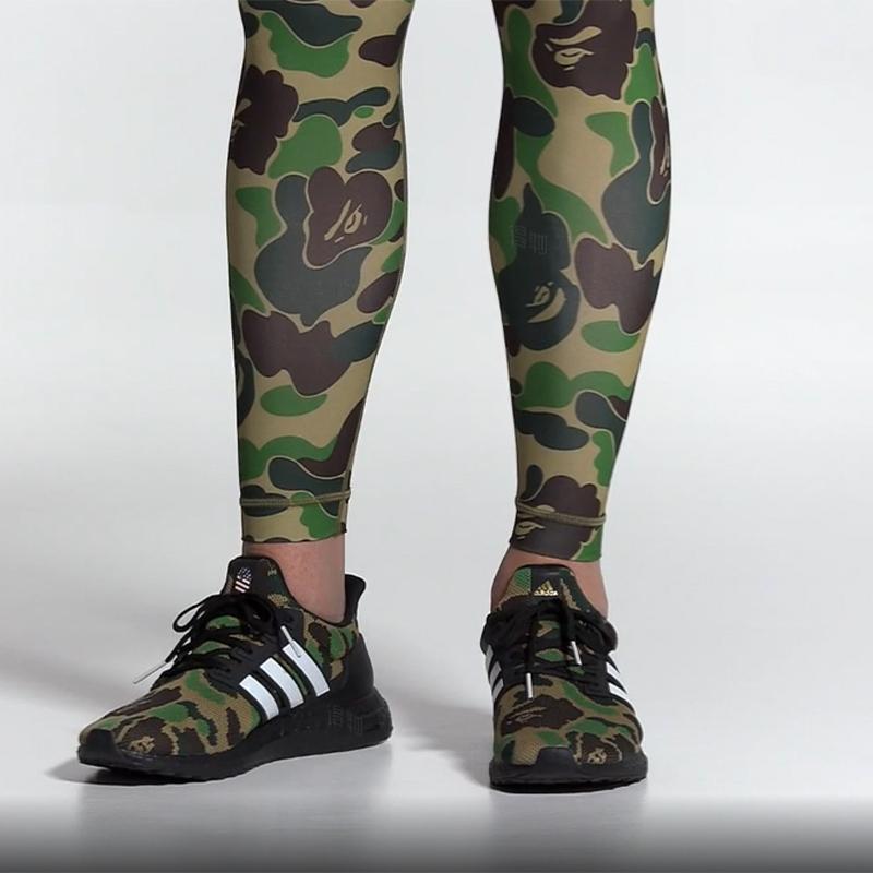 UltraBoost A Bathing Ape x UltraBoost Adidas 4.0 Green Camo F35097