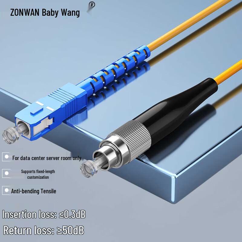 ZONWAN Single-Mode Fiber Optic Patch Cable