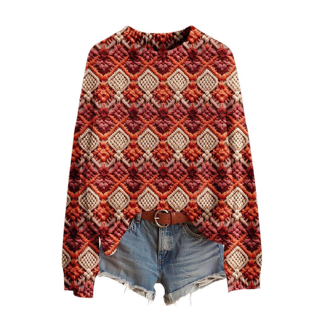 Женский смешной женский рождественский свитер с круглым вырезом, рождественский джемпер, рождественский наряд, уродливый свитшот, рождественский костюм