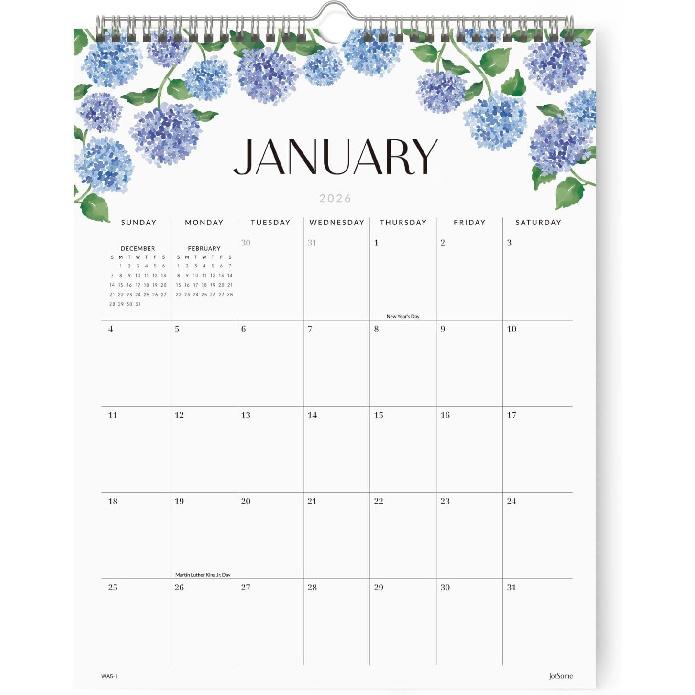 Jotsome Wall Calendar 2026, Monthly Calendar From Now to December 2026 11.2"x14.2", Aesthetic Wall Decoration in Home and Office for Easy Organizing