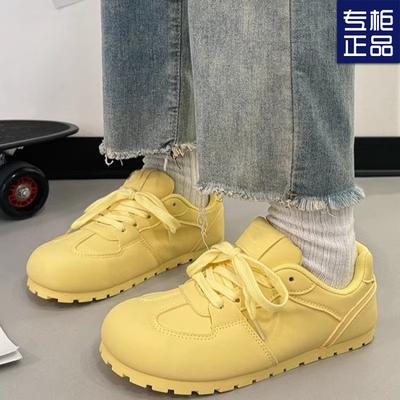 2024 новые кроссовки с плоской подошвой, немецкие кроссовки, универсальные, модные, на тонкой подошве, спортивная обувь, повседневные балетки, обувь для скейтбординга для женщин