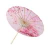 1PC Printed Photograph Props Long-handle Vintage Silk Umbrella for Hanfu Accessories Umbrella Parasol Colorful Oiled Paper