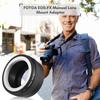 FOTGA Manual Lens Mount Adapter Ring Aluminum Alloy for Pentax M42 Mount Lens To Fuji
