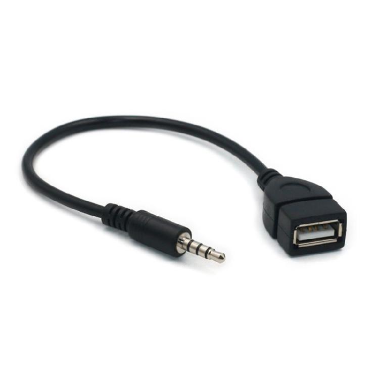 Адаптер AUX на USB Звук Музыка Автомобильные Стереосистемы Штекеры Jack в USB Кабель