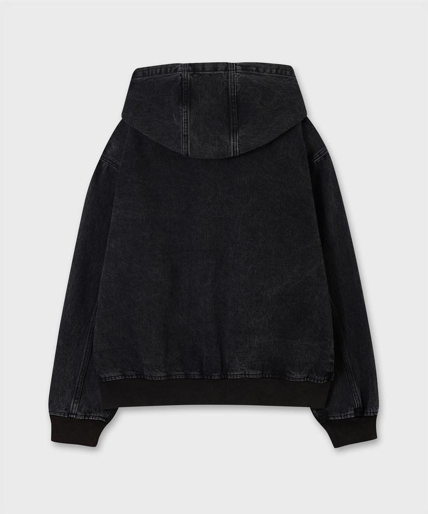 Толстовка Plac Denim с молнией Винтажный черный