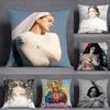 SINGER R-Rosalia lux Наволочка Квадратная Двусторонняя Печать Короткий Плюш Чехол для Подушки-Подушки на Диван Спальня Прикроватная Подушка