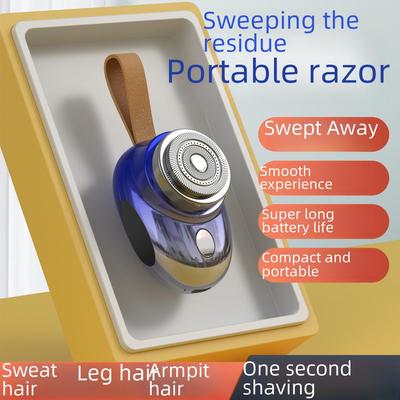 2025 USB цифровой дисплей мини электробритва: Моющийся, портативный, трансграничный дизайн шнурка