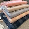 Warm Cashmere Scarf Long Lady Shawl Wraps Luxury Plaid Scarf  Winter