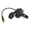 1Pc Electric Scooter Thumb Throttle For IScoote IX3 For IX4 Models Speed Booster-Shifter With Derailleur ABS Construction Black Throttles 2