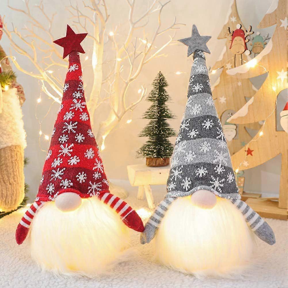 15 x 12 x 30 cm Christmas luminous plush doll
