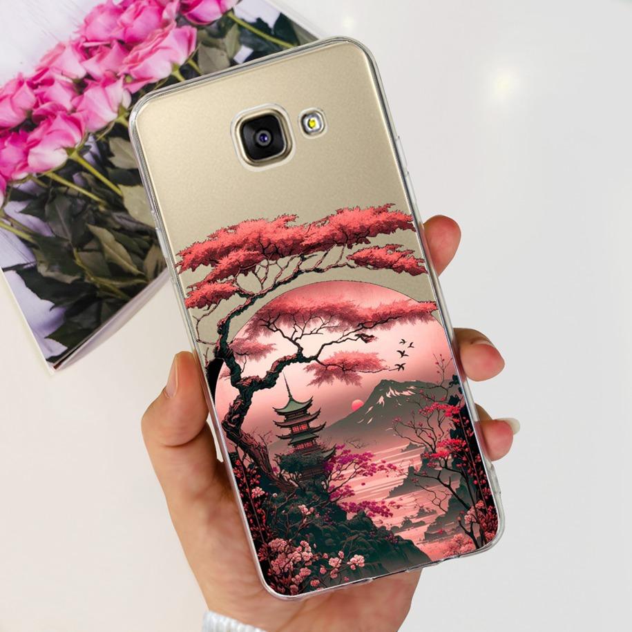 Для Samsung Galaxy A3 2016 Чехол A310F Популярный Цветок Прозрачный Силиконовый Задняя Крышка Телефона Для Samsung A3 2017 A320F A320Y Funda