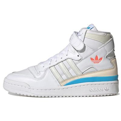 Originals Forum 84 High Кожаные Ретро Повседневные Высокие Кроссовки Женские Кроссовки Белый Бежевый Синий GY8164