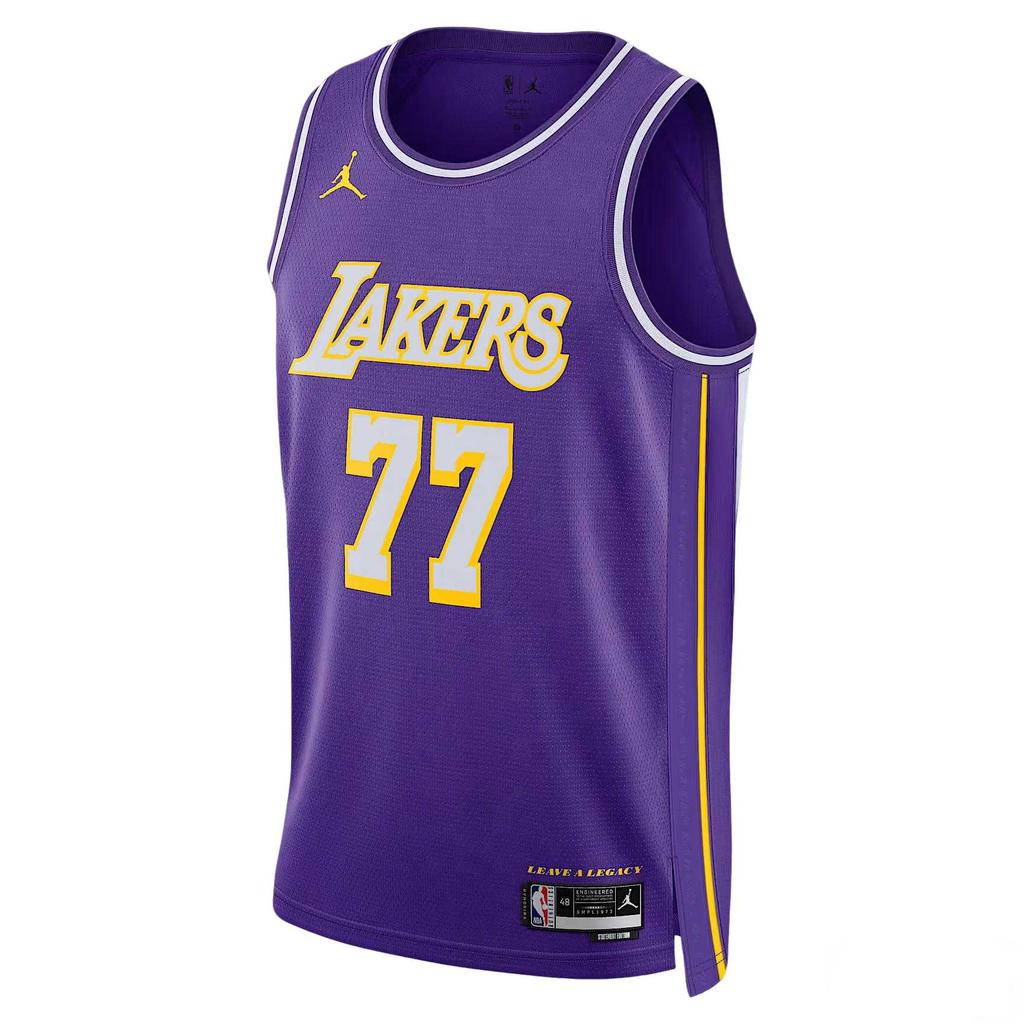 Nike Dri-Fit Luka Doncic NBA Los Angeles Lakers 2025/26 Statement Edition 77 Comfortable Soft Basketball Jersey Men Jersey HM4877-506