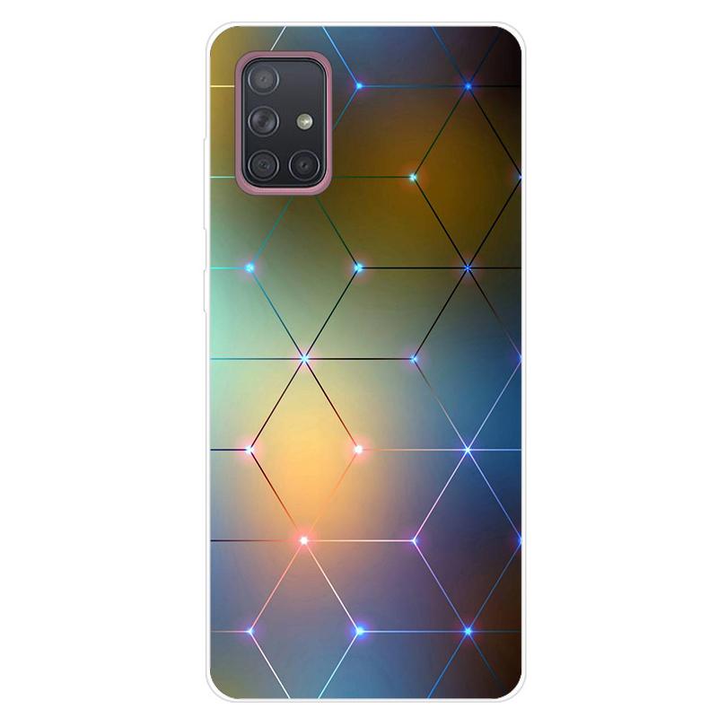 For Samsung Galaxy A51 A71 Case Soft Silicone Cute Cartoon Panda Phone Cases For Samsung A 51 A515F Galaxy A71 A715F Cover Funda