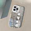 Ins Creative Simple Puppy Mirror Suitable for Cream Shell Apple 15 IPhone 14/16promax Cartoon