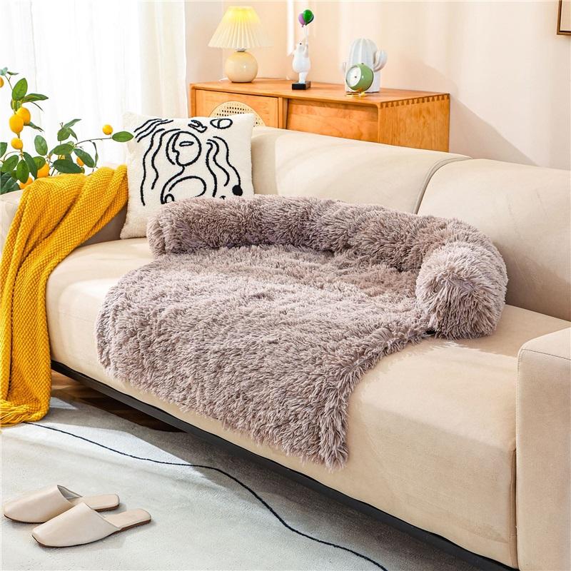 Съемная и моющаяся кровать для собак, удобный коврик для сна зимой