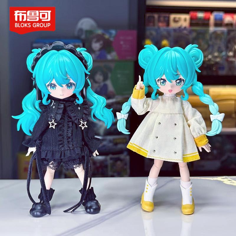 Оригинальная Blokees Hatsune Miku Серия Vocaloid Слепая коробка 14 см Кавайная BJD Аниме Фигурка Mystery Box Декорация Подарки игрушка
