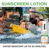 Солнцезащитный лосьон - Защита широкого спектра, легкий водостойкий солнцезащитный крем для тела - ежедневная защита от солнца во время пребывания на открытом воздухе для кожи, 80 мл
