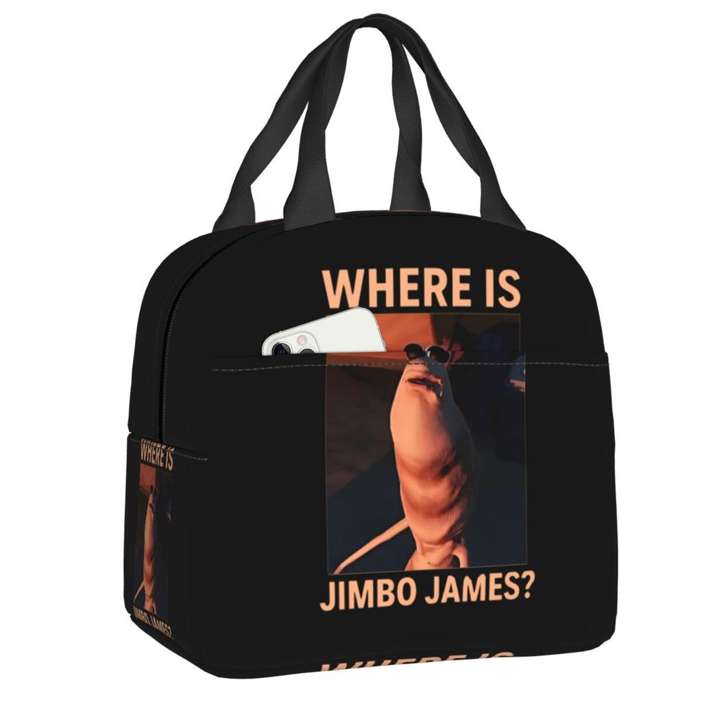 Custom Marcus The Worm Robert Help Thermal Insulated Lunch Bag Women Portable Lunch Container for Travel Multifunction Food Box
