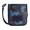 Coach Racer 15 Iconic Camouflage Print Adjustable Shoulder Strap Coated Canvas And Smooth Calfskin Crossbody Bag Mini Men Crossbody Bag CDC19-SVBLM