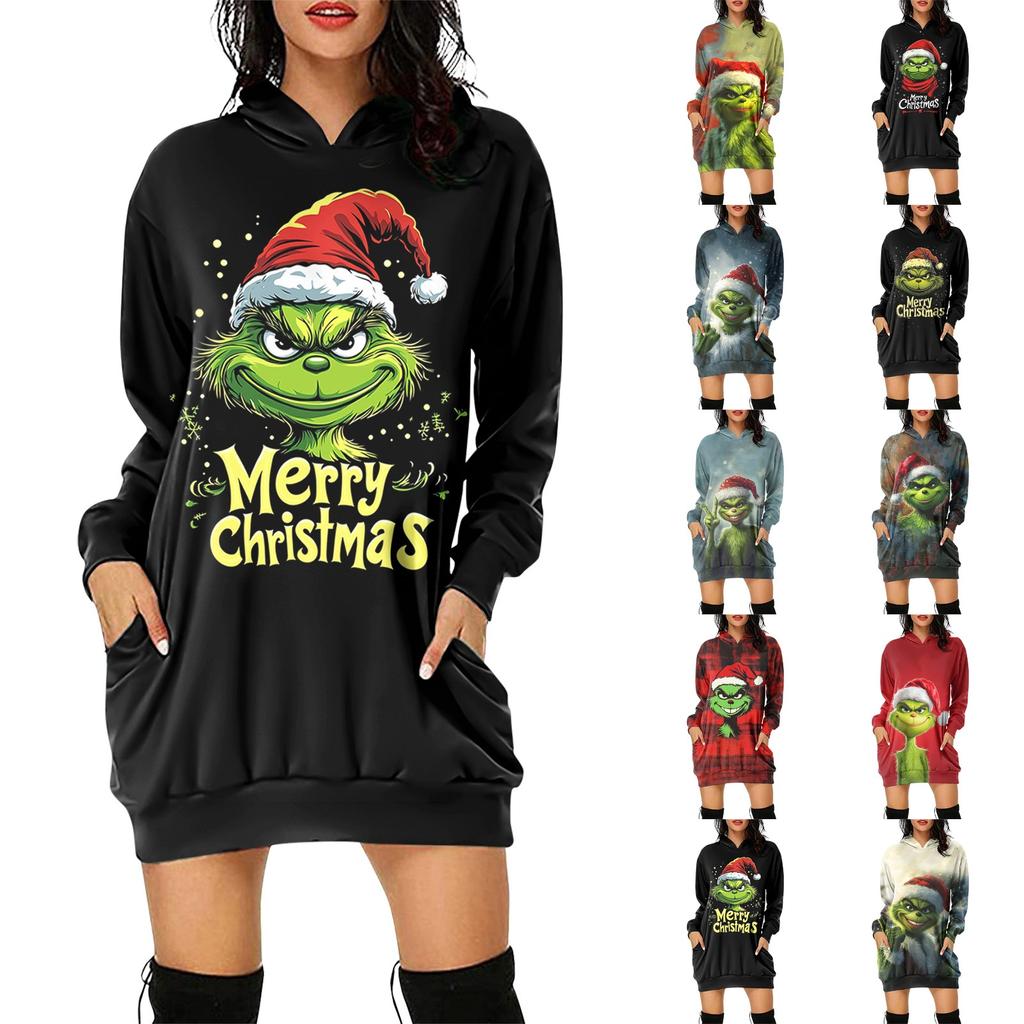 Женская повседневная модная толстовка с капюшоном и длинным рукавом с принтом