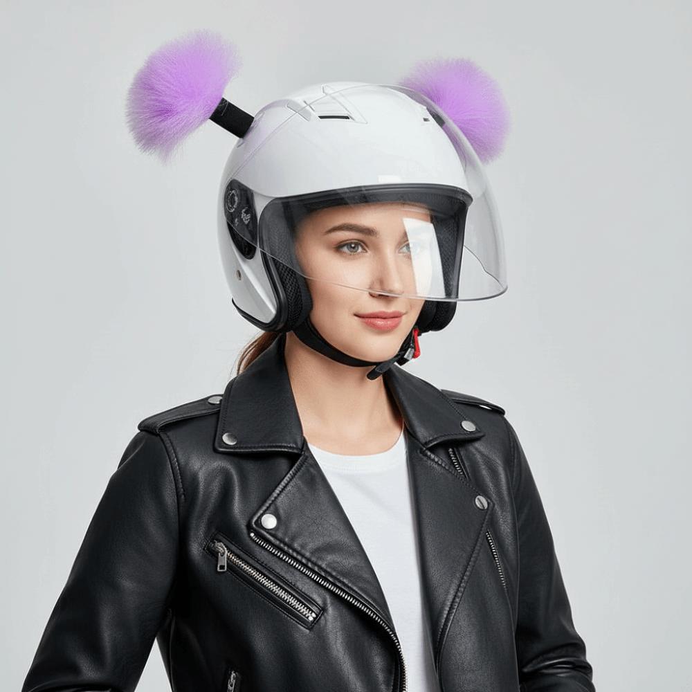 2Pcs/Set Self-adhesive Motorcycle Helmet Braids Motorcycle Helmet Warrior Braid for Motor Bike