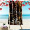Name Custom Daryl Dixon Print Beach Towel, Large Soft Quick Dry Towel for Beach Camping Swimming