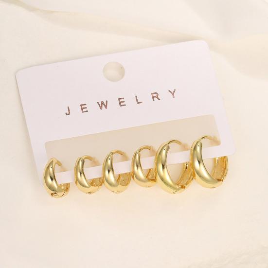 3 пары/компл. геометрические серьги-кольца преувеличенной круглой формы, пластиковые круглые серьги, женские ювелирные изделия в подарок