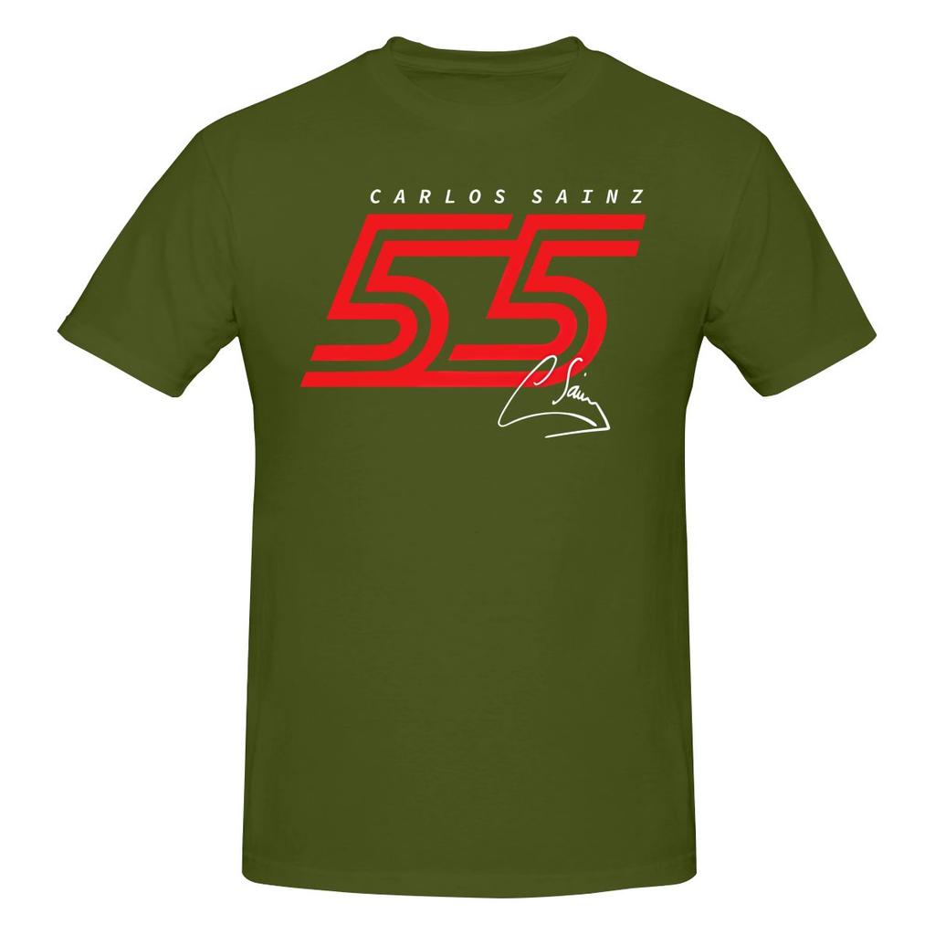 Funny Birthday Unisex Unisex Carlos Sainz 55 Unisexs Printed TShirt Unisex T shirtShirt Gym