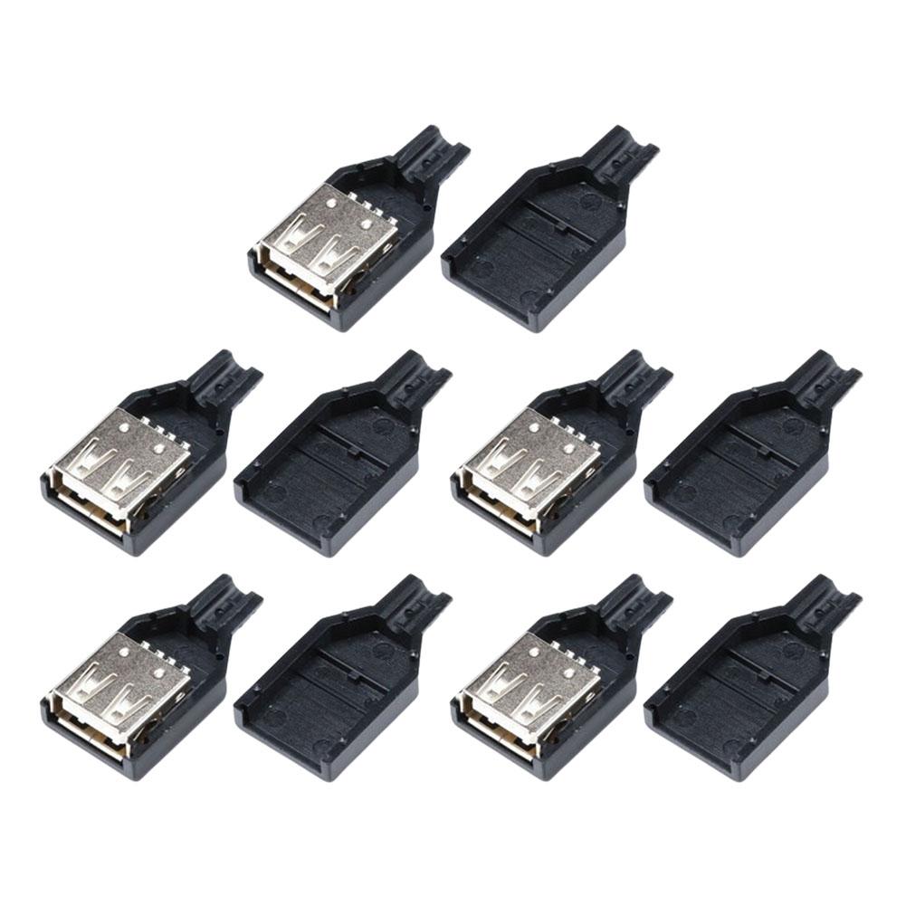 Корпус USB-гнезда female USB 2.0 5V Мобильное гнездо female