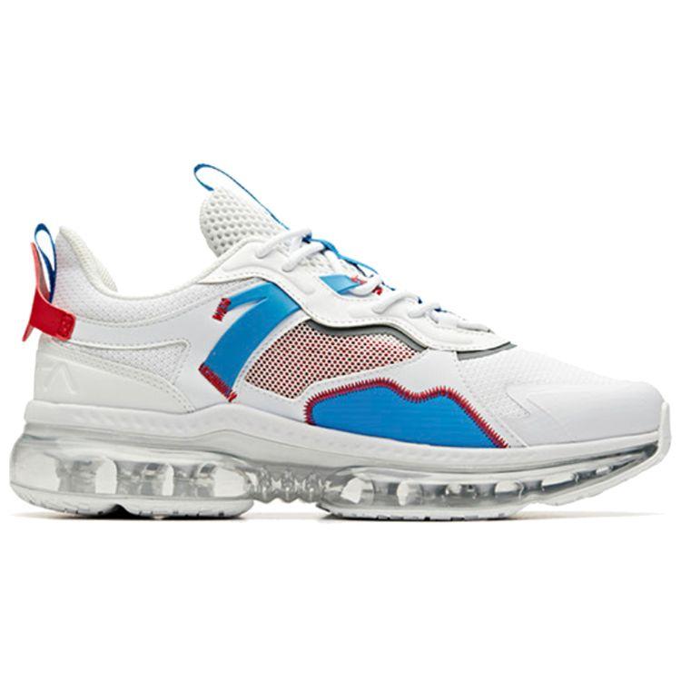 Anta Nasa X Seeed Series Full-Length Air Cushion Low-Top Running Shoes Men Sneakers Blue White 91945513-1