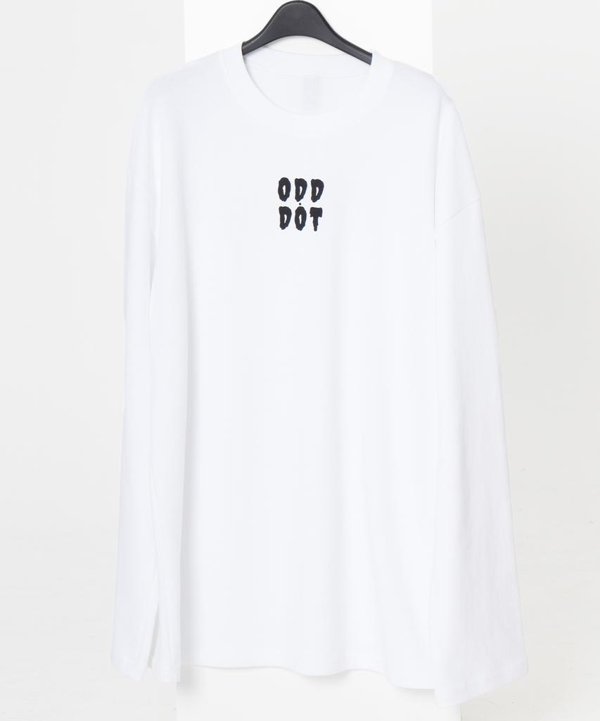 ODD DOT Big Logo Long Sleeve_White