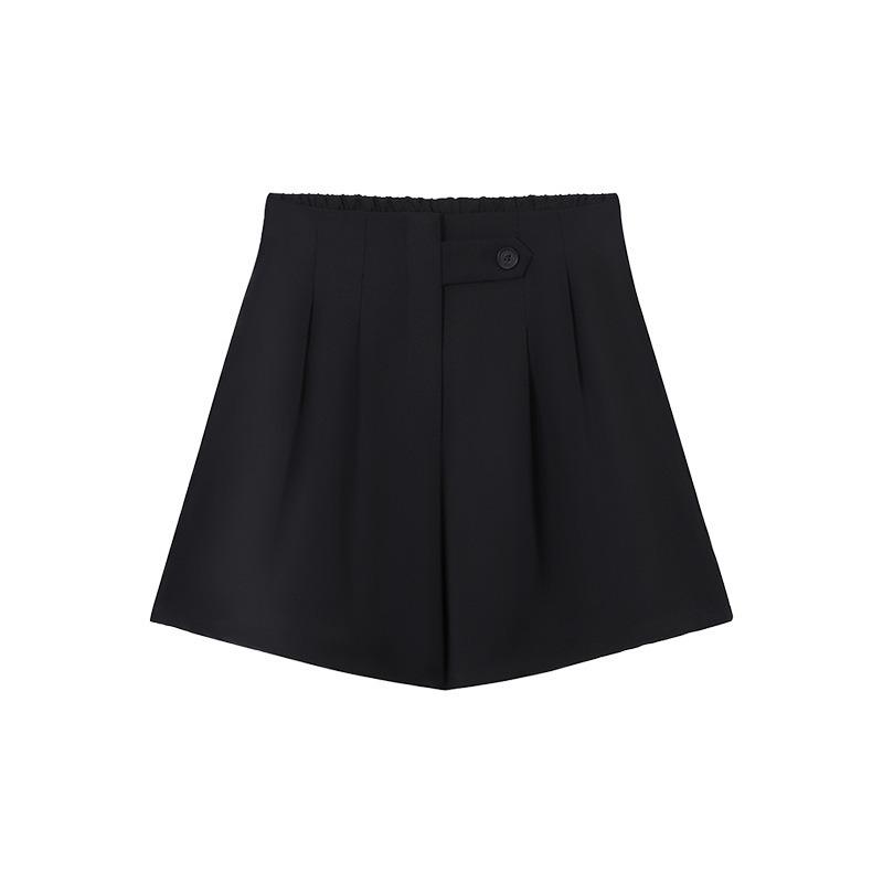 Suit Shorts Women's Summer New Thin High Waist Thin Versatile Small Ice Silk Five-point Pants