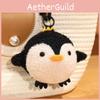 Cute Penguin Plush Keychain With Soft Short Plush For Bag Decor And Stress Relief