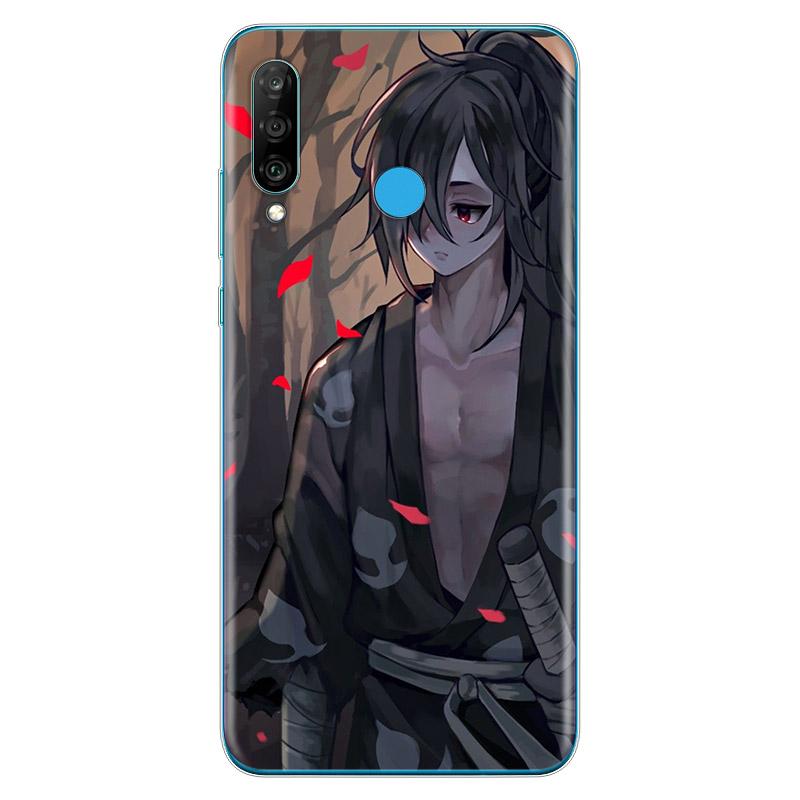 Мягкий силиконовый чехол из ТПУ с аниме Дороро для Huawei P40 P30 P20 Pro P10 P9 P8 Lite E Plus 2019 2017, чехол для телефона