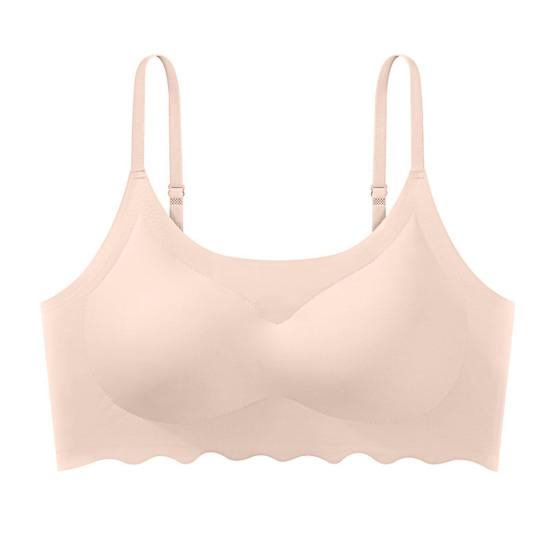 Женский бюстгальтер с регулируемой бретелькой, бесшовный, однотонный, высокая растяжимость, максимальный комфорт, ударопрочный, пуш-ап
